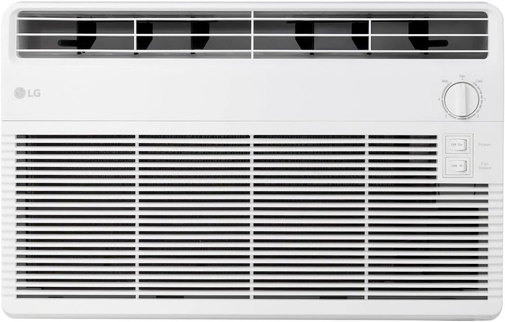 LG 6,000 BTU Window Air Conditioner, 115V, Cools 250 Sq.Ft. for Bedroom, Den