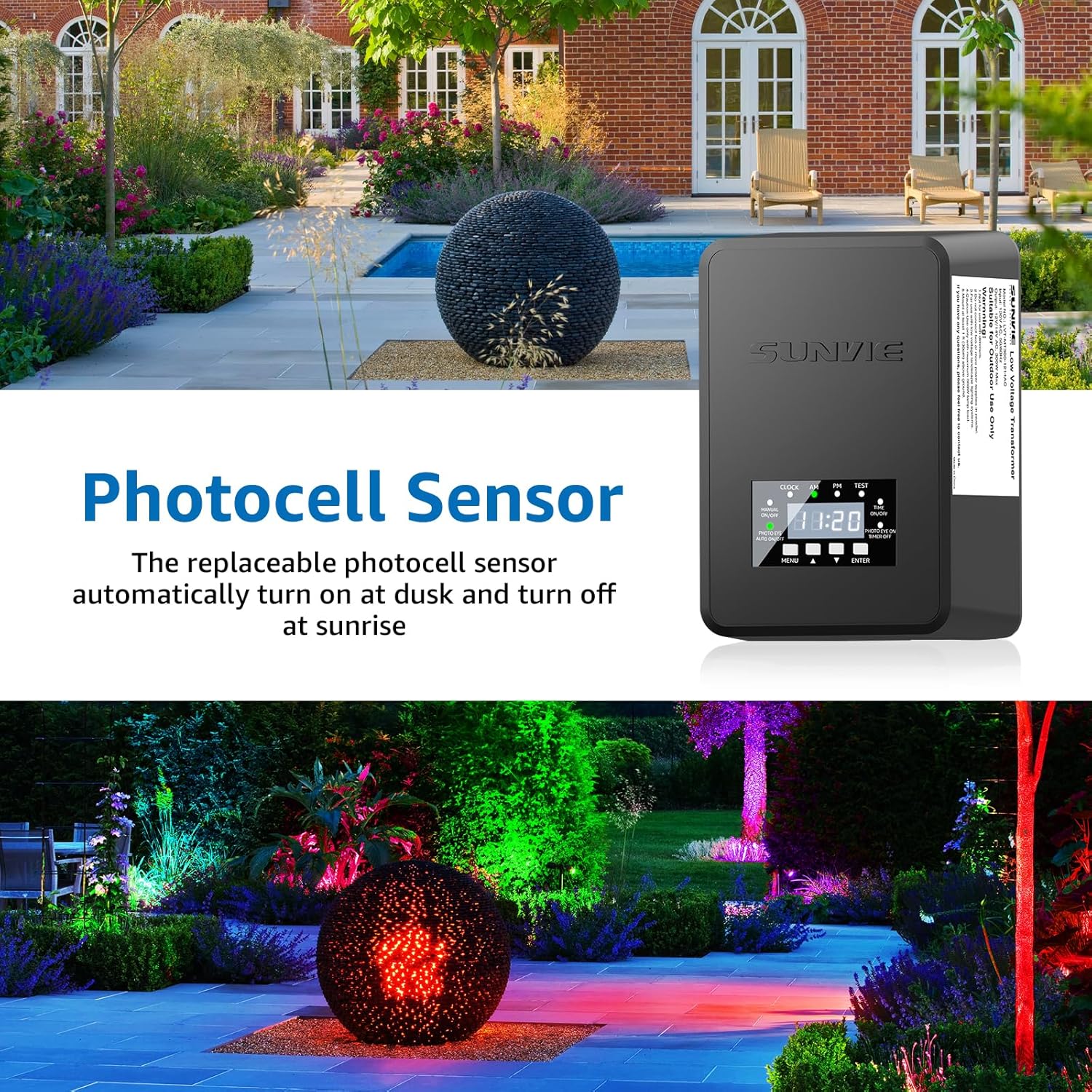 LED Landscape Lighting Kit Color Changing Waterproof Landscape Lights