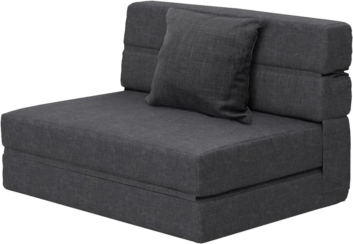 60 inch pull out sofa bed memory foam sofa with 2 pillows futon bed guest bed and pull out sofa