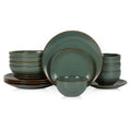 Brasa Modern Stoneware 32 Piece Dinnerware Sets Plates and bowls Sets