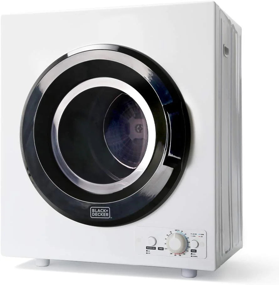 BLACK+DECKER 1.5 Cu. Ft. Compact Dryer, 5.5 lb. Capacity Portable Dryer