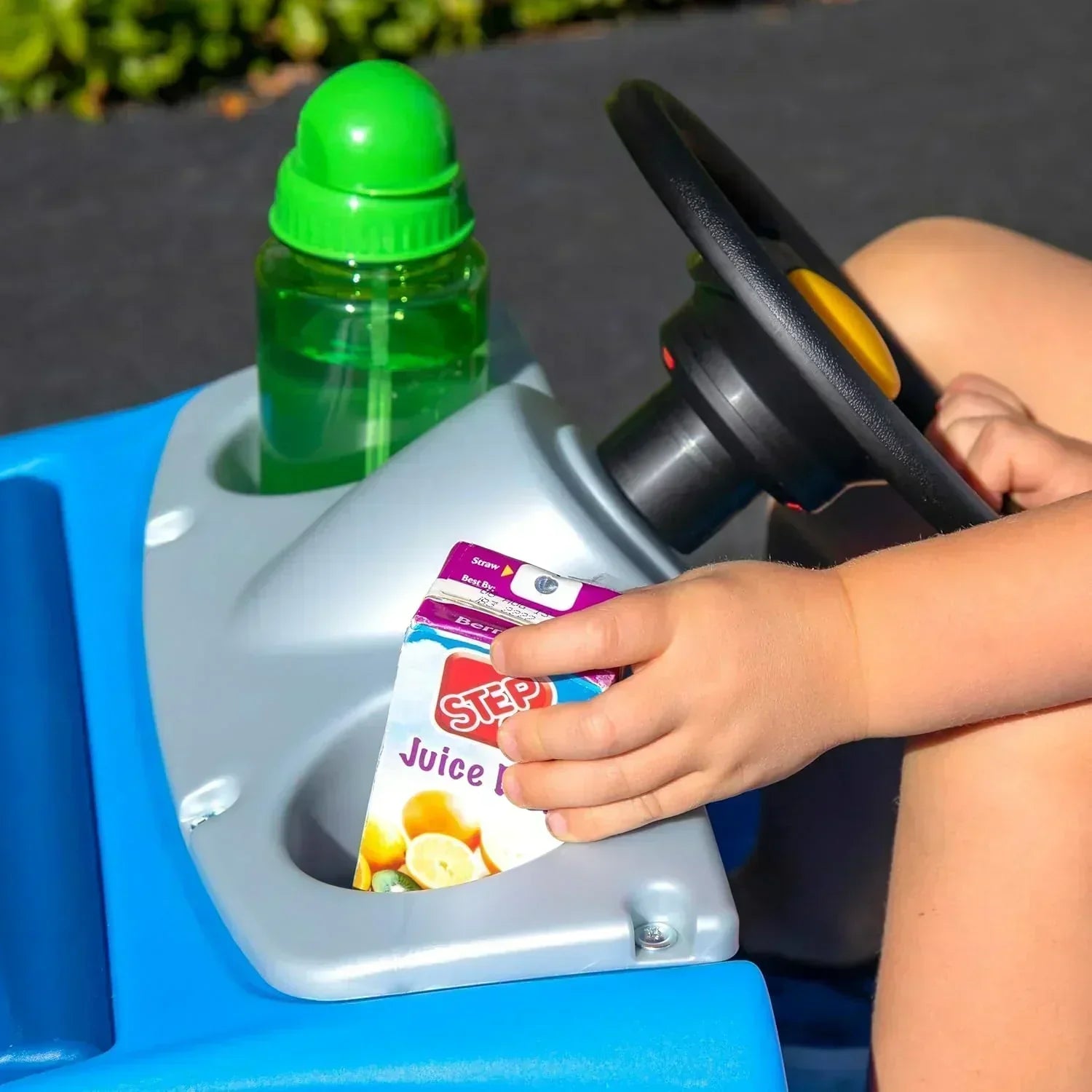 Step2 Whisper Ride II Ride On Push Toy Car Pink Ride On Car with Included Seat Belt Easy Storage